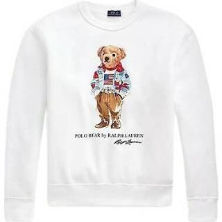 👉 Bandana wit XS vrouwen Sudadera Polo Bear Ralph Lauren , Dames