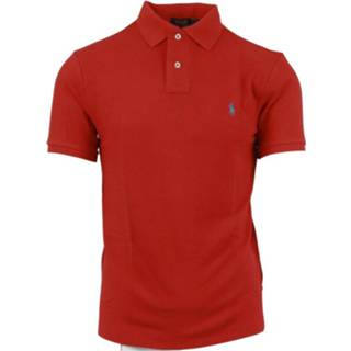 👉 Poloshirt rood XL mannen Polo Shirt With Logo Ralph Lauren , Heren