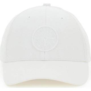 👉 Baseball cap wit onesize mannen Compass-Patch Stone Island , Heren