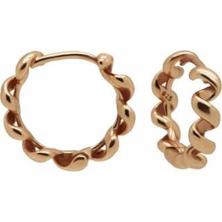 👉 Oorring active Roségoudkleurige Pretty Swirl Oorringen van Karma