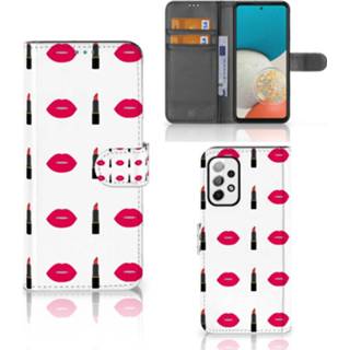 👉 Lippenstift Samsung Galaxy A73 5G Telefoon Hoesje Lipstick Kiss 8720632061195