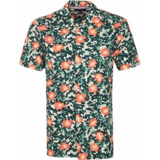 👉 Short sleeve groen l mannen Overhemd Floral Tommy Hilfiger , Heren 8720113839572 1653783038129