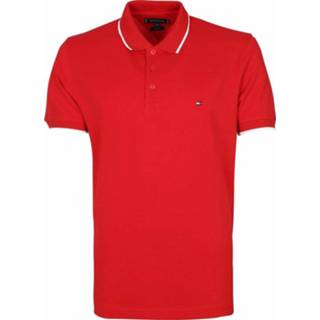 👉 Rood m mannen Polo Basic Tommy Hilfiger , Heren 8720114522138