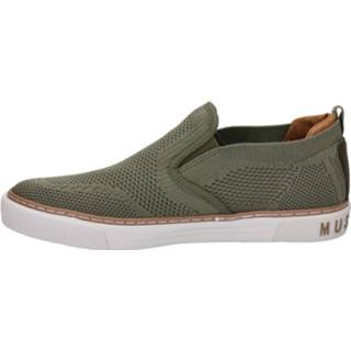 👉 Instappers textiel men groen Mustang instapschoenen 8720251121911 872025112194
