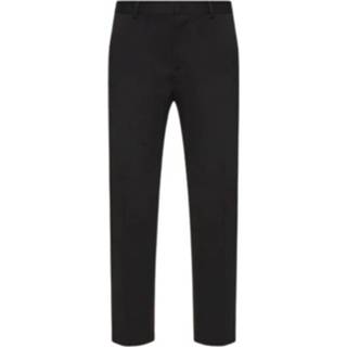 👉 Pantalon zwart mannen en laine stretch Valentino , Heren