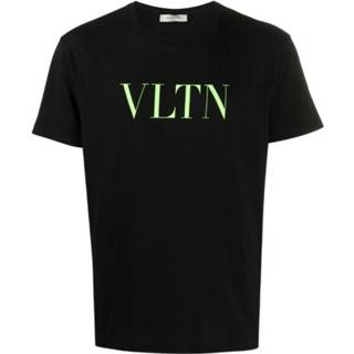 👉 Shirt zwart l mannen Logo T-Shirt Valentino , Heren