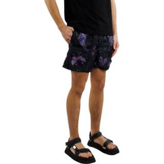 👉 Bermuda zwart mannen Silk shorts printed Utopia butterfly Valentino , Heren