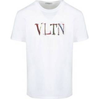 👉 Print T-shirt wit XL mannen Vltn Graph Valentino , Heren 1653714159534