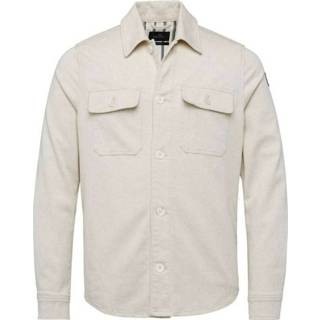 👉 Shirt lange mouw wit XL mannen Long sleeve cotton Vanguard , Heren