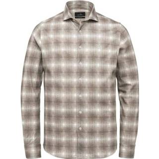 👉 Shirt lange mouw beige mannen Long sleeve check printed Vanguard , Heren 8719419994689