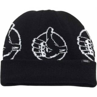 👉 Beanie zwart onesize mannen MN Bmx Off The Wall Cuff Vans , Heren 193391173092