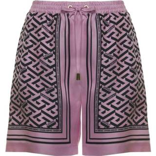 👉 Bermuda roze vrouwen Silk Shorts Versace , Dames