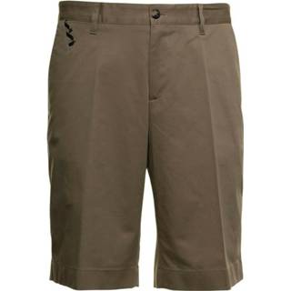 👉 Bermuda beige mannen with Signature Greca Insert Versace , Heren