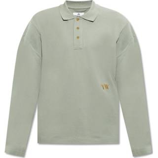 👉 Poloshirt groen l mannen Long-sleeved polo shirt Vivienne Westwood , Heren