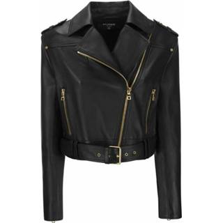 👉 Biker jacket zwart vrouwen Balmain , Dames