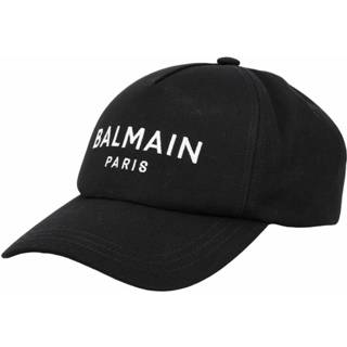 👉 Zwart onesize mannen Cap Xf0Xa015Bb60 Balmain , Heren 3615881912679