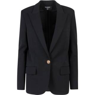 👉 Blazer zwart vrouwen Xf0Sf021Jc30 Balmain , Dames