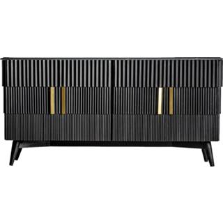 👉 Dressoir zwart marmer Hotel Chique Vical Plisse 8430026040803