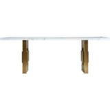 👉 Eettafel wit metaal Hotel Chique goud Vical Neva 8430026079339