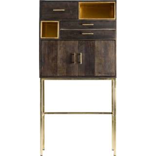 👉 Opbergkast grijs hout onderhoudsproducten Hotel Chique goud Vical Vex 8430026974368