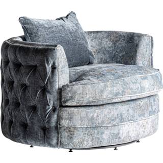 👉 Fauteuil petrol velvet onderhoudsproducten stof Hotel Chique blauw Vical Prum 8430026053704