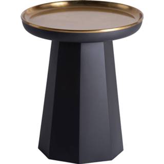 👉 Bijzettafel goud metaal modern zwart Vical Gafring 8430026072231