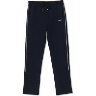 👉 Sweatpant donkergroen blauw m mannen Sweatpants Boss Green , Heren