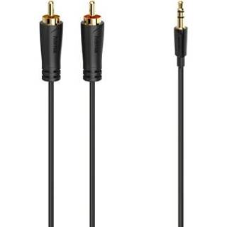 👉 Audiokabel Hama 3.5-mm-jack - 2 cinch-stereo verguld 3.0 mtr 4047443440136