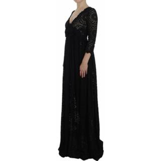 👉 Maxi Dress Dolce & Gabbana , Zwart , Dames