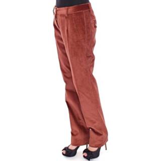 👉 Casual broek vrouwen bruin Corduroys Straight Logo Dolce & Gabbana , Dames