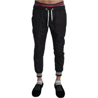 👉 Sweatpant zwart XS mannen Sport Tracksuit Sweatpants Dolce & Gabbana , Heren 8059226286868