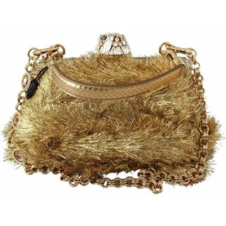 👉 Clutch bruin onesize vrouwen Crystals Purse Vanda Dolce & Gabbana , Dames