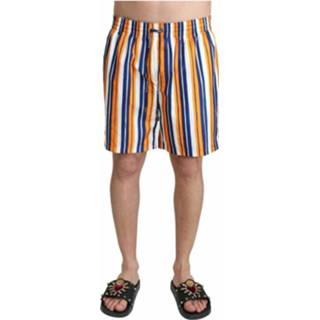 👉 Swimshort oranje s mannen Striped Beachwear Swimshorts Dolce & Gabbana , Heren 8051124561870