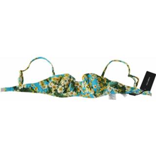 👉 Bikini blauw XS vrouwen Floral Beachwear Tops Dolce & Gabbana , Dames 8054319794381