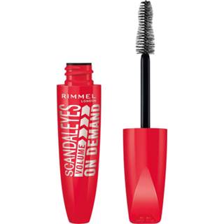 👉 Mascara zwart vrouwen Rimmel Scandal'Eyes Volume on Demand 12ml (Various Shades) - Black 3614228686754