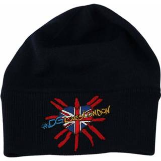👉 Beanie zwart onesize mannen #DGLovesLondon Hat Dolce & Gabbana , Heren 8051124546440