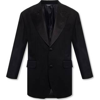 👉 Blazer zwart mannen with peak lapels Dolce & Gabbana , Heren