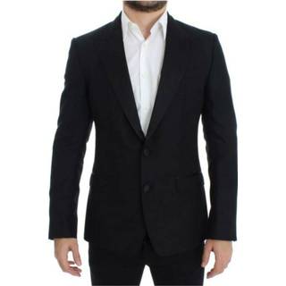 👉 Blazer zwart mannen Wool silk Sicilia Dolce & Gabbana , Heren