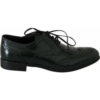 👉 Wingtip zwart leather vrouwen Broque Oxford Shoes Dolce & Gabbana , Dames