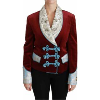 👉 Blazer vrouwen rood Baroque Crystal Jacket