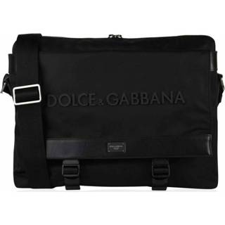 👉 Messenger bag zwart nylon onesize mannen Sicilia DNA With Rubberized Logo Dolce & Gabbana , Heren