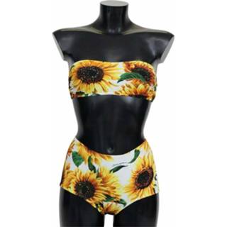 👉 Bikini wit vrouwen Sunflower Bandeau Two Piece Dolce & Gabbana , Dames 8059226137627