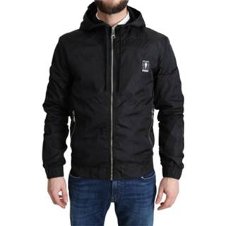 👉 Windbreaker zwart mannen Hooded Sweater Jacket Dolce & Gabbana , Heren