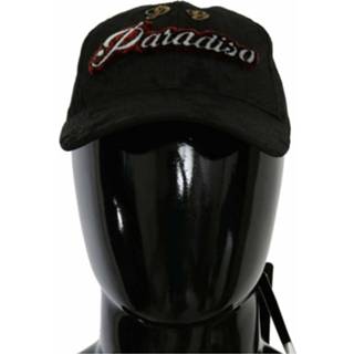 👉 Baseball cap zwart polyester mannen Paradiso Patch Hat Dolce & Gabbana , Heren 8054319251242