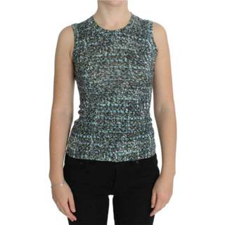 👉 Sleeveless grijs vrouwen Wool Pullover Dolce & Gabbana , Dames