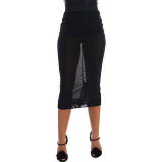 👉 Pencil zwart vrouwen Stretch Straight Skirt Dolce & Gabbana , Dames