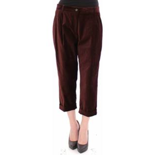 👉 Chino rood vrouwen Cotton Cropped Chinos Jeans Pants Dolce & Gabbana , Dames