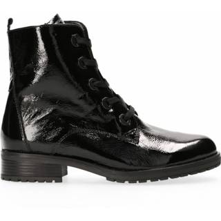 👉 Veterboots zwart lakleer vrouwen Veterboot Gabor , Dames