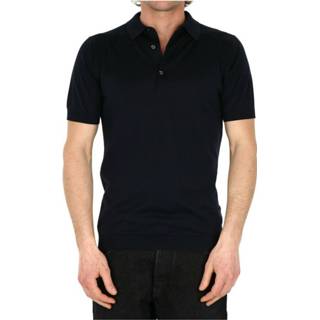 👉 Poloshirt zwart s mannen Polo shirt Adrian John Smedley , Heren