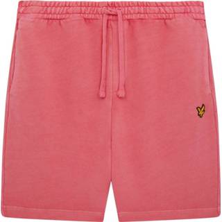 👉 Sweat short roze XL mannen Pigment dye Lyle & Scott , Heren 1653319337252